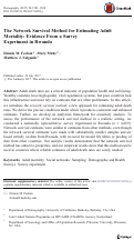 Cover page: Separating the Signal From the Noise: Evidence for Deceleration in Old-Age Death Rates