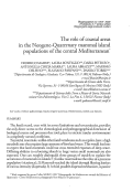 Cover page: The role of coastal areas in the Neogene-Quaternary mammal island populations of the central Mediterranean