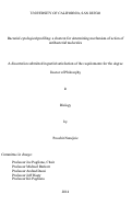 Cover page: Bacterial cytological profiling : : a shortcut for determining mechanism of action of antibacterial molecules