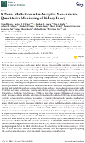 Cover page: A Novel Multi-Biomarker Assay for Non-Invasive Quantitative Monitoring of Kidney Injury
