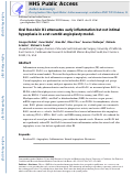 Cover page: Oral Resolvin D1 attenuates early inflammation but not intimal hyperplasia in a rat carotid angioplasty model