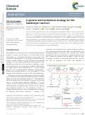 Cover page: A general electrochemical strategy for the Sandmeyer reaction