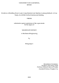 Cover page: Prediction of Building Power Loads Using Statistical and Machine Learning Methods: A Case Study of a LEED-Certified Institutional Building