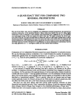 Cover page: A Quasi-Exact Test for Comparing Two Binomial Proportions