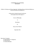 Cover page: Children’s Challenge and Threat Appraisals: The Bridge Between Individual Differences and Social Problem-Solving Behavior