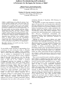 Cover page: Auditory Overshadowing in Preschoolers: A Preference for the Input, the System, or Both?