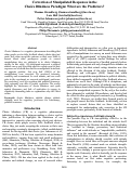 Cover page: Correction of Manipulated Responses in the
Choice Blindness Paradigm: What are the Predictors?