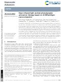 Cover page: Near-infrared light excited photodynamic anticancer therapy based on UCNP@AIEgen nanocomposite