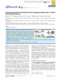 Cover page: Designing Spatially Distributed Gene Regulatory Networks To Elicit Contrasting Patterns.