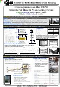 Cover page: Developments on the CENS Structural Health Monitoring Front