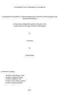 Cover page: Forgetting the Forgetfulness: (Dis)remembering the Coloniality of the Portuguese and Spanish Dictatorships