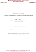 Cover page: Reflections on the Algebraic Representation of Kinship Structure