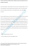 Cover page: Incidence and Prevalence of Coronavirus Disease 2019 Within a Healthcare Worker Cohort During the First Year of the Severe Acute Respiratory Syndrome Coronavirus 2 Pandemic