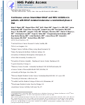 Cover page: Continuous versus intermittent BRAF and MEK inhibition in patients with BRAF-mutated melanoma: a randomized phase 2 trial