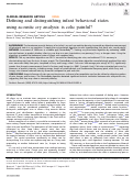 Cover page: Defining and distinguishing infant behavioral states using acoustic cry analysis: is colic painful?