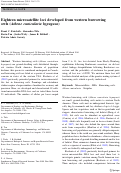 Cover page: Eighteen microsatellite loci developed from western burrowing owls (Athene cunicularia hypugaea)