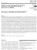 Cover page of Regular cannabis smoking and carotid artery calcification in the Multi-Ethnic Study of Atherosclerosis (MESA)