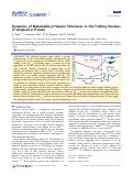 Cover page: Dynamics of Metastable β-Hairpin Structures in the Folding Nucleus of Amyloid β-Protein