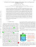 Cover page: A model for the secondary scintillation pulse shape from a gas proportional scintillation counter