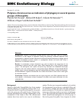 Cover page: Polytene chromosomes as indicators of phylogeny in several species groups of Drosophila