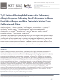 Cover page: TH17-Induced Neutrophils Enhance the Pulmonary Allergic Response Following BALB/c Exposure to House Dust Mite Allergen and Fine Particulate Matter From California and China