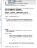 Cover page: Assessment of protein model structure accuracy estimation in CASP14: Old and new challenges