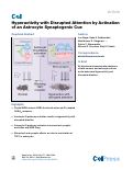 Cover page: Hyperactivity with Disrupted Attention by Activation of an Astrocyte Synaptogenic Cue