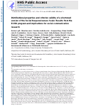 Cover page: Distributional Properties and Criterion Validity of a Shortened Version of the Social Responsiveness Scale: Results from the ECHO Program and Implications for Social Communication Research