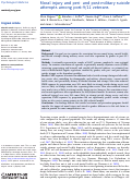 Cover page: Moral injury and peri- and post-military suicide attempts among post-9/11 veterans