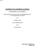 Cover page: The Hazards of Mutual Fund Underperformance: A Cox Regression Analysis