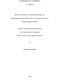 Cover page: The Role of the State in Transnational Health Care: Exploring Expansion of El Salvador's Social Security Institute to Include Migrant Families