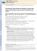 Cover page: Hyponatremia, Hypernatremia, and Mortality in Patients With Chronic Kidney Disease With and Without Congestive Heart Failure