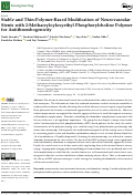 Cover page: Stable and Thin-Polymer-Based Modification of Neurovascular Stents with 2-Methacryloyloxyethyl Phosphorylcholine Polymer for Antithrombogenicity.