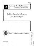 Cover page: Building Technologies Program - 1991 Annual Report