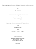 Cover page: Improving Sequential Decision Making in Human-In-The-Loop Systems