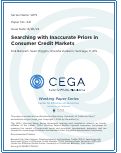 Cover page: Searching with Inaccurate Priors in Consumer Credit Markets