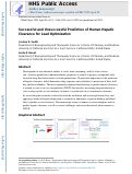 Cover page: Successful and Unsuccessful Prediction of Human Hepatic Clearance for Lead Optimization