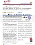 Cover page: Discovery of CDC42 Inhibitors with a Favorable Pharmacokinetic Profile and Anticancer In Vivo Efficacy.