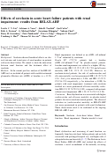 Cover page: Effects of serelaxin in acute heart failure patients with renal impairment: results from RELAX-AHF