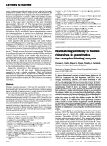 Cover page: Neutralizing antibody to human rhinovirus 14 penetrates the receptor-binding canyon