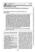 Cover page: Maintaining mobility in late life. II. Smoking, alcohol consumption, physical activity, and body mass index.