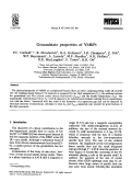 Cover page: Groundstate properties of YbBiPt