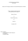 Cover page: Analysis of EV Charging Load Based on Household Driving Data in California