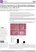 Cover page: Correction: Lenarczyk et al. T Cells Contribute to Pathological Responses in the Non-Targeted Rat Heart following Irradiation of the Kidneys. Toxics 2022, 10, 797