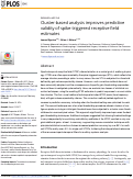 Cover page: Cluster-based analysis improves predictive validity of spike-triggered receptive field estimates