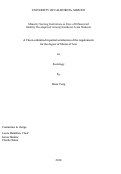 Cover page: Minority Serving Institutions as Sites of Ethnoracial Identity Development Among Southeast Asian Students