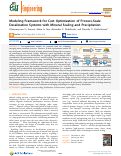 Cover page: Modeling Framework for Cost Optimization of Process-Scale Desalination Systems with Mineral Scaling and Precipitation.