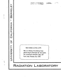 Cover page: ON THE BRANCHING RATIO OF THE n+ MESON