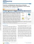 Cover page: Proteomics and Metabolomics Reveal that an Abundant α-Glucosidase Drives Sorghum Fermentability for Beer Brewing