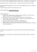 Cover page: Clay and clay mineral supplementation in newborn calves: A protocol for a scoping review